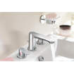 GROHE Eurostyle Cosmopolitan 3 gats wastafelkraan met waste chroom OUTLET STORE16848