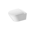 Duravit D-Neo wandtoilet zonder zitting 37x54x40cm Wit Hoogglans SW640498