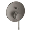 GROHE Essence badkraan - inbouw - met omstel - Brushed Hard Graphite SW701637