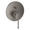 GROHE Essence New afbouwdeel voor inbouw badkraan met omstel brushed hard graphite 24058AL1 SW296693