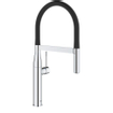 GROHE essence new Keukenkraan - hoog - uittrekbare uitloop - 2 straalsoorten - met profesionele handdouche - chroom SW86841