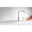 Hansgrohe Focus E2 wastafelkraan met hoge draaibare uitloop inclusief ComfortZone 240 met waste chroom 0605545