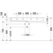Duravit Vero wastafel 120x47cm 2 kraangaten met overloop wondergliss wit GA42169