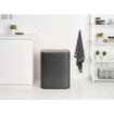 Brabantia Bo Touch Bin Afvalemmer - 2x30 liter - 2 kunststof binnenemmers - confident grey SW1117297