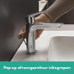 Hansgrohe Logis wastafelkraan 121 met waste chroom SW651360