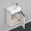 Duravit D-Neo wastafelonderkast 36.4x44x22.2cm Rechtsdraaiend 1 deur wit Hoogglans SW640623