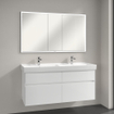 Villeroy & Boch My view inbouw spiegelkast 130x75cm 3 deuren 3 contactdoos LED SW641678