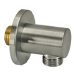Wiesbaden Wandaansluitbocht rond 1/2" geborsteld staal SW62579