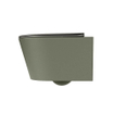 MONDIAZ LAVIE wandclosetpack - 36x53cm - diepspoel - rimless - Army (groen) - softclose - quick-release - toiletzitting - Smoke (grijs) SW1208725