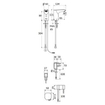 Schell Xeris E HD K elektronische wastafelkraan small v. koud water met inbouw trafo 220V met infrarood sensor chroom SW85527