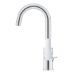 GROHE Eurosmart waterbesparende wastafelkraan l-size met trekwaste chroom SW646824