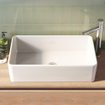 Saniclass San José Waskom opbouw - 60x37x13cm - zonder overloop - rechthoek - keramiek - glanzend wit - OUTLET UDEN STORE33494