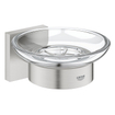 GROHE Start Cube Zeepschaal - met houder - wandmontage - supersteel SW878334