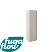 FugaFlow Eccelente Arredo Hoge Kast - 120x34.5x27.5cm - 1 deur - mat cotton (beige) - MDF SW1123265