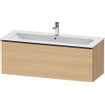 Duravit D-Neo wastafelonderkast 121x44x46.2cm 1 lade Natuur eiken Mat SW641069