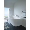 Duravit Cape Cod half vrijstaand bad - 190x90x64cm - DuraSolid - wit 0300898