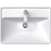 Duravit D-Neo inbouwwastafel 60x44x17cm 1 kraangat rechthoek Keramiek Wit SW640396