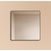 Saniclass Retro Line 2.0 Square Spiegel - 120x120cm - vierkant - afgerond - frame - mat zwart SW643420