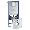 GROHE Rapid SLX Inbouwreservoir 113cm met frame met geintegreerde netspanning- en douchewc aansluiting met isolatiemat SW336183