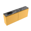 MONDIAZ TURE-DLUX 120cm toiletmeubel Ocher. EDEN wastafel Lava positie links. Met 1 kraangat. SW1103911