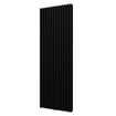 Plieger Siena designradiator verticaal dubbel 1800x606mm 2030W mat zwart SW224609