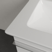 Villeroy & Boch Venticello wastafel met 1 kraangat 60x50cm (geschikt voor 3 kraangaten) met overloop wit 1025150