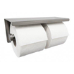 Wiesbaden Brush dubbele toiletrolhouder RVS SW295940