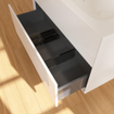 Villeroy & Boch Finion wastafelonderbouwkast met 2 ladenen 99.6x59.1x49.8cm v. meubelwast. 4164 AO/A2/AB/A1 glossy wit SW106677
