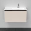 Duravit D-Neo wastafelonderkast 81x44x46.2cm 1 lade Taupe Mat SW640807