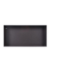 Looox Colour BoX inbouwnis - 60x30x10cm - RVS antraciet mat OUTLETSTORE STORE23848