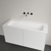 Villeroy & boch Finion meubelwastafel 120x50 zonder kraangat zonder overloop stonewhite Ceramic+ stone white SW209391