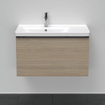 Duravit D-Neo wastafelonderkast 78.4x44x45.2cm 1 lade met softclose Eiken (terra) Mat SW640629