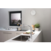 Hansgrohe M51 M5117-H300 1-gats keukenkraan m. uittrekbare handdouche m. 110°/150° draaibare uitloop chroom SW241715