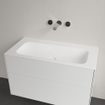 Villeroy & boch Finion meubelwastafel 100x50 zonder kraangat zonder overloop stonewhite Ceramic+ stone white SW209389