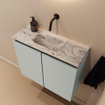 MONDIAZ TURE-DLUX 60cm toiletmeubel Greey. EDEN wastafel Glace positie midden. Zonder kraangat. SW1103277