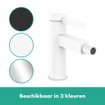 Hansgrohe Finoris bidetkraan pop-up plug mat wit SW651446
