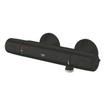 GROHE Precision Trend QuickFix Douchekraan - thermostatisch - met omstel - met koppelingen - HOH=12cm - matte black SW1126845