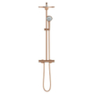 GROHE Euphoria XXL Regendoucheset Opbouw - hoofddouche 31cm - handdouche rond - brushed warm sunset SW98859