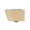 MONDIAZ LAVIE wandclosetpack - 36x53cm - diepspoel - rimless - Sand (beige) - softclose - quick-release - toiletzitting - Talc (offwhite) SW1208765