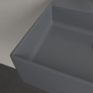 Villeroy & Boch Memento 2.0 Opzet Wastafel - 49.8x42cm - overloop - graphite SW479728