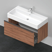 Duravit D-Neo wastafelonderkast 98.4x44x44.2cm 1 lade Noten Mat SW640776