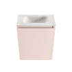 MONDIAZ TURE-DLUX 40cm toiletmeubel Rosee. EDEN wastafel Ostra positie midden. Zonder kraangat. SW1104997