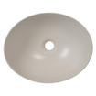 Plieger Scale keramische opbouw waskom ovaal 40.6xx32.2xx18.2cm mat wit SW94938