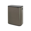 Brabantia Bo Touch Bin Afvalemmer - 60 liter - kunststof binnenemmer - platinum SW1117293