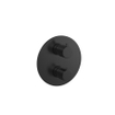 Hotbath Buddy Inbouwthermostaat 2 weg-stop-omstel - Geborsteld zwart PVD SW1246683