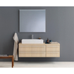 Duravit Vero Air (meubel) wastafel 1 kraangat met overloop 80x47cm met WonderGliss wit SW156961