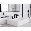 Hansgrohe Talis E wastafelkraan met waste mat zwart SW358797