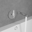 Villeroy & Boch Dawn Baduitloop voor wandmontage - chroom SW975130