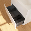 Villeroy & Boch Finion wastafelonderbouwkast met 2 ladenen 79.6x59.1x49.8cm v. meubelwast. 4164 80/81/84 glossy wit SW106675