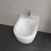 Villeroy & Boch Subway 2.0 staand bidet met kraangat met overloop ceramic+ wit 1025183